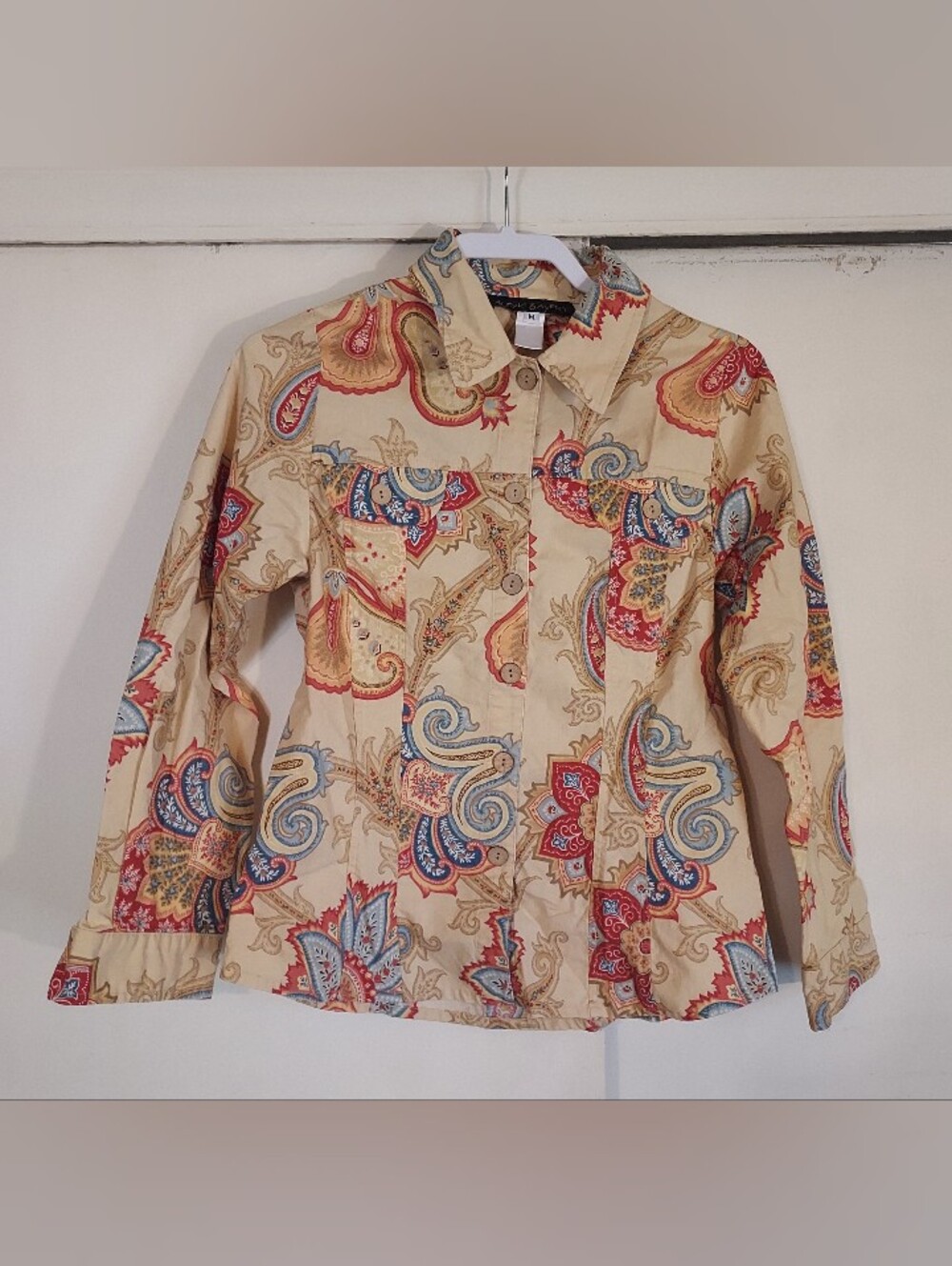 Alexis & Avery Womens MEDIUM Light Weight Jacket/Shirt